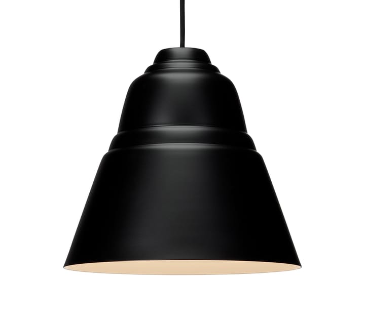 Relief hanglamp 30 cm - Mat zwart - Herstal