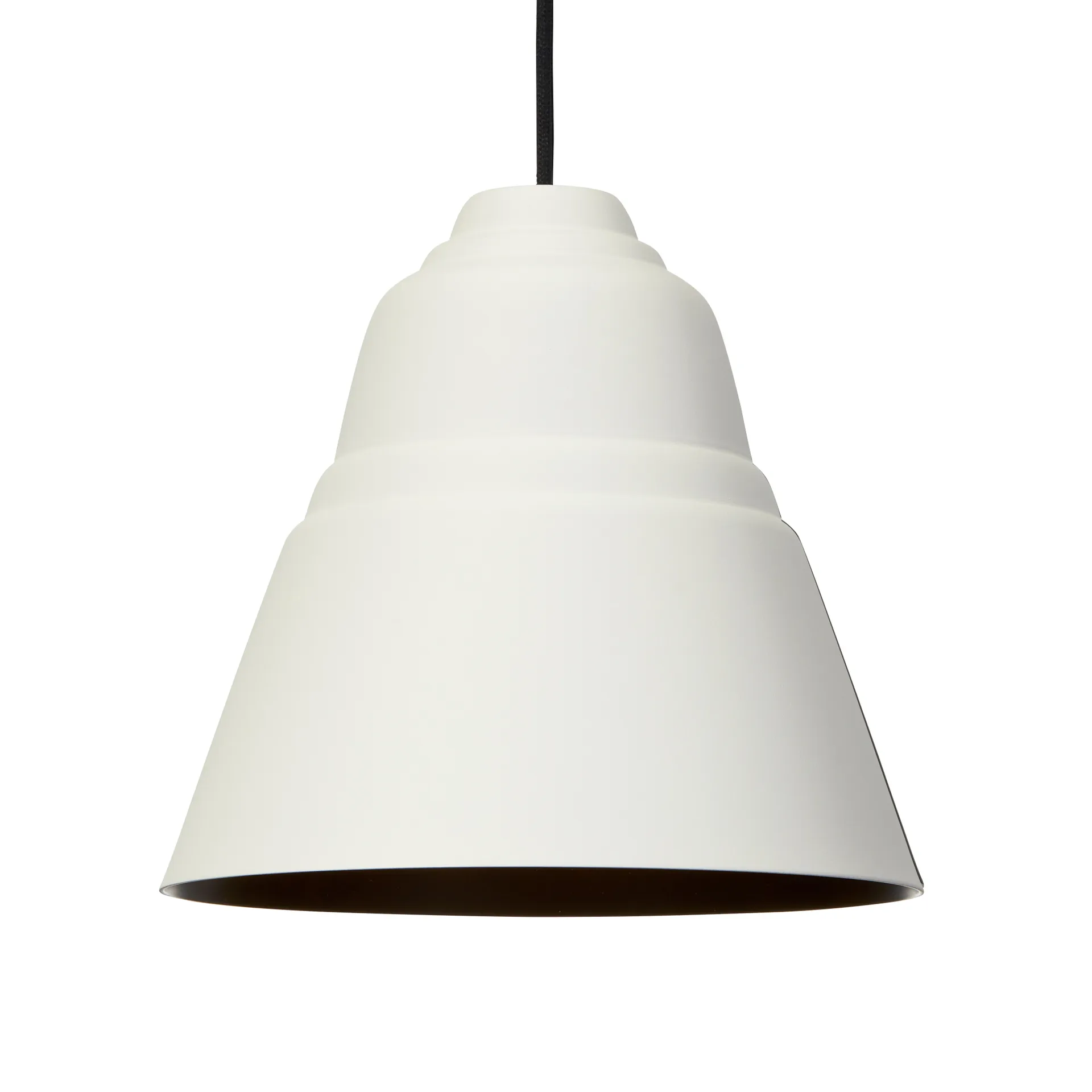 Relief hanglamp 30 cm, Parelwit Herstal