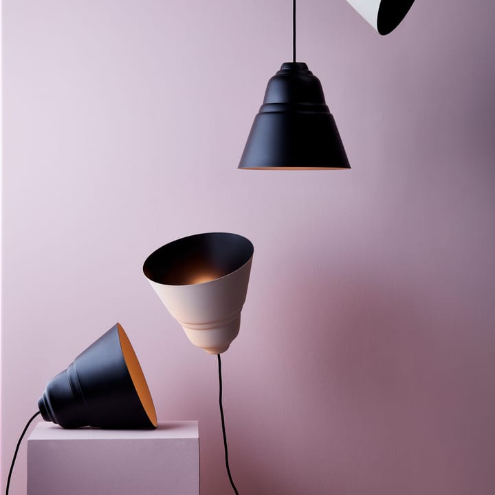 Relief hanglamp 30 cm, Parelwit Herstal