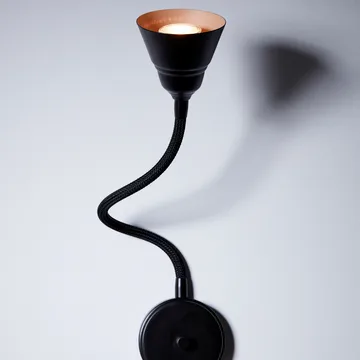 Relief muurlamp - Mat zwart - Herstal