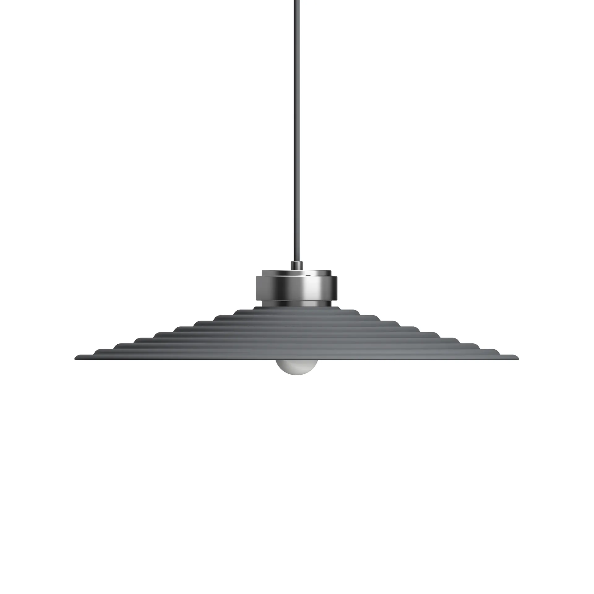 Sound hanglamp large, Grafiet Herstal