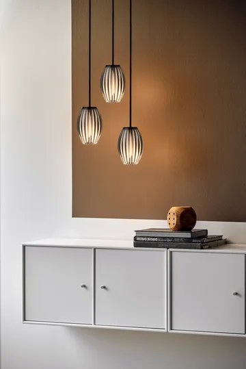 Tentacle hanglamp medium - Zwart-rookkleurig - Herstal