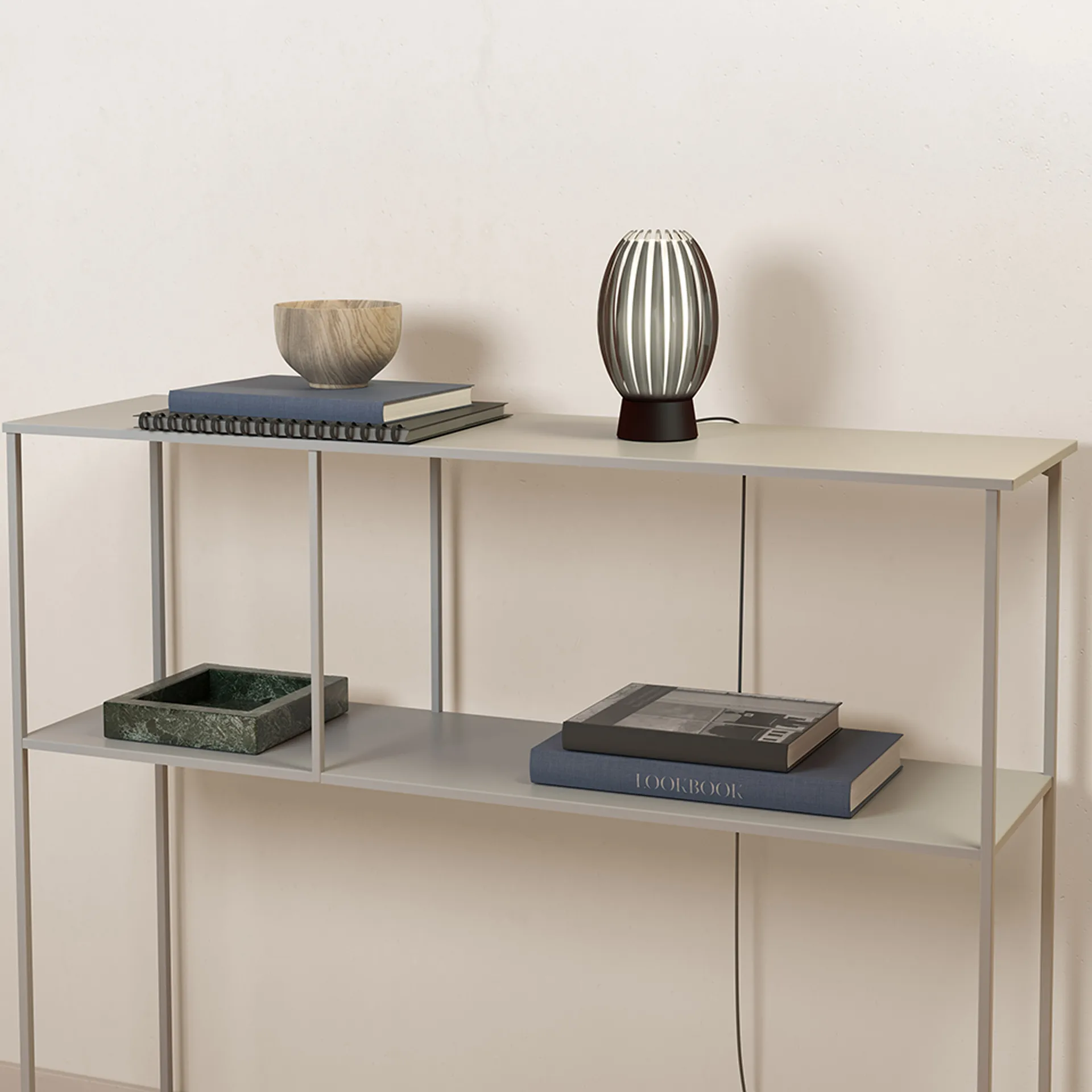 Tentacle tafellamp S 18,5 cm, Zwart-rookkleurig Herstal