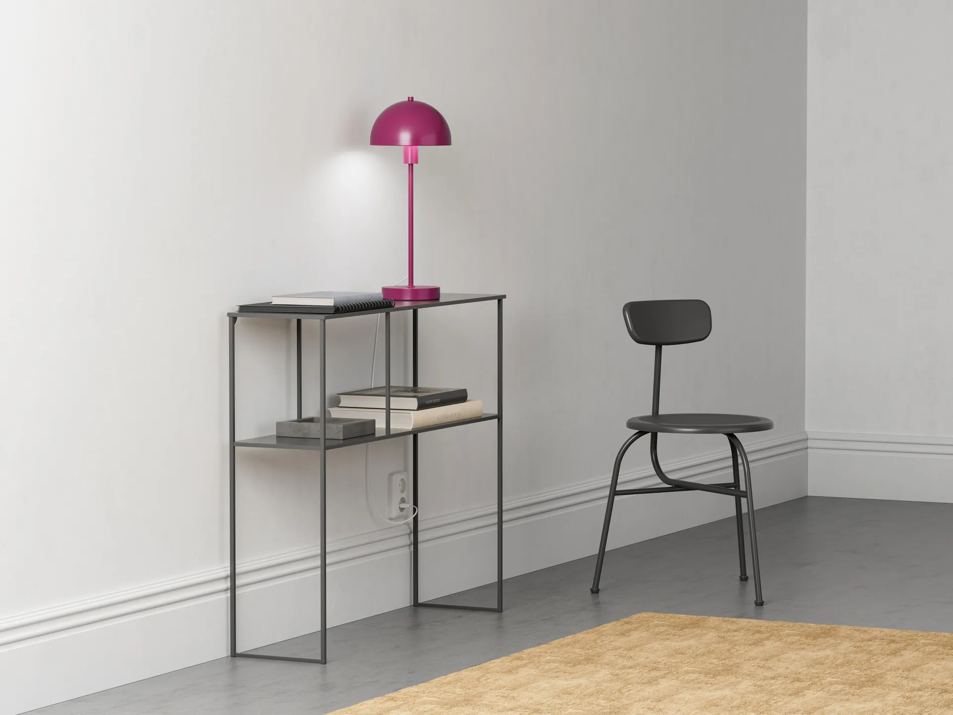 Vienda tafellamp, Dragon purple Herstal