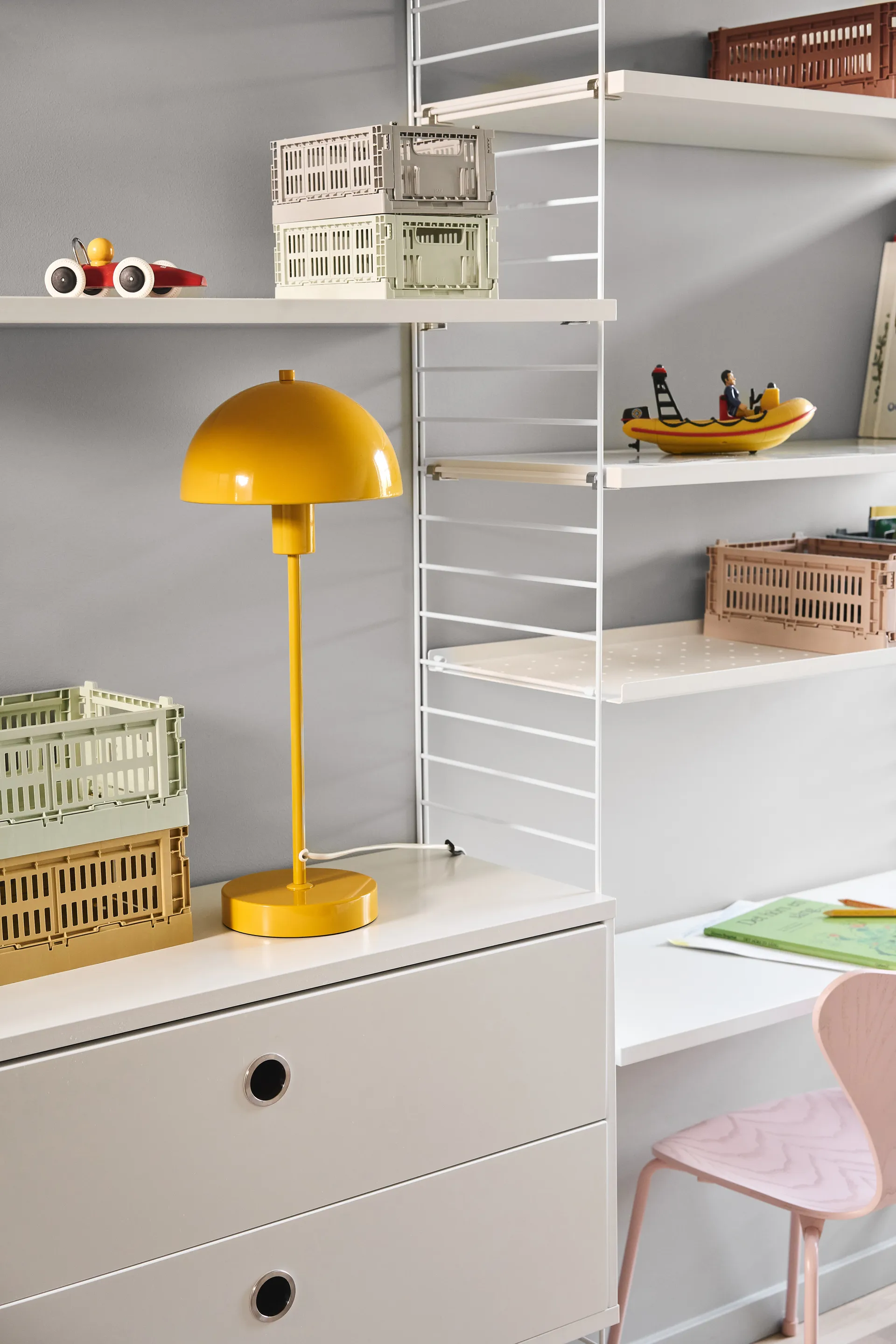 Vienda tafellamp, Mango yellow Herstal