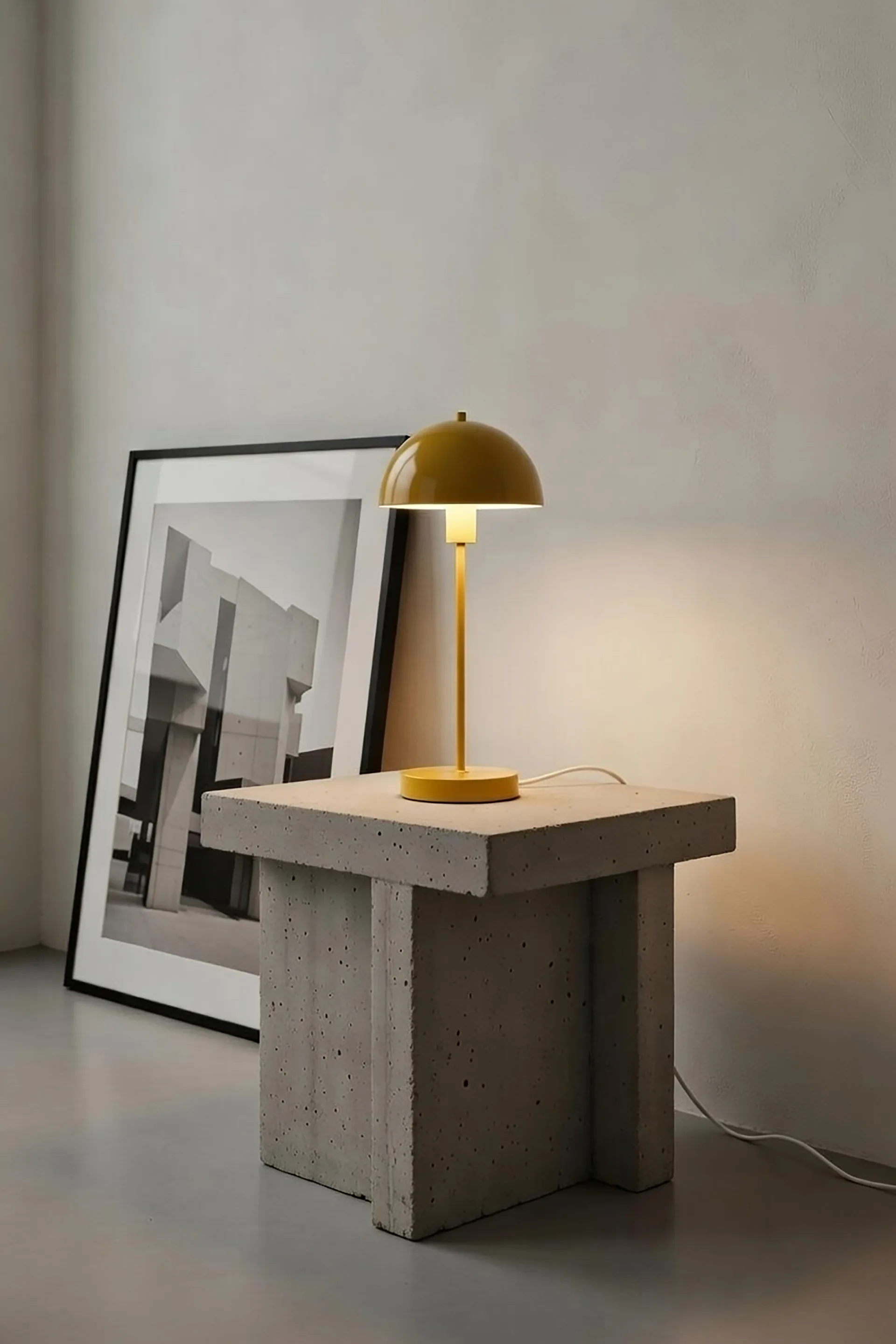 Vienda tafellamp, Mango yellow Herstal