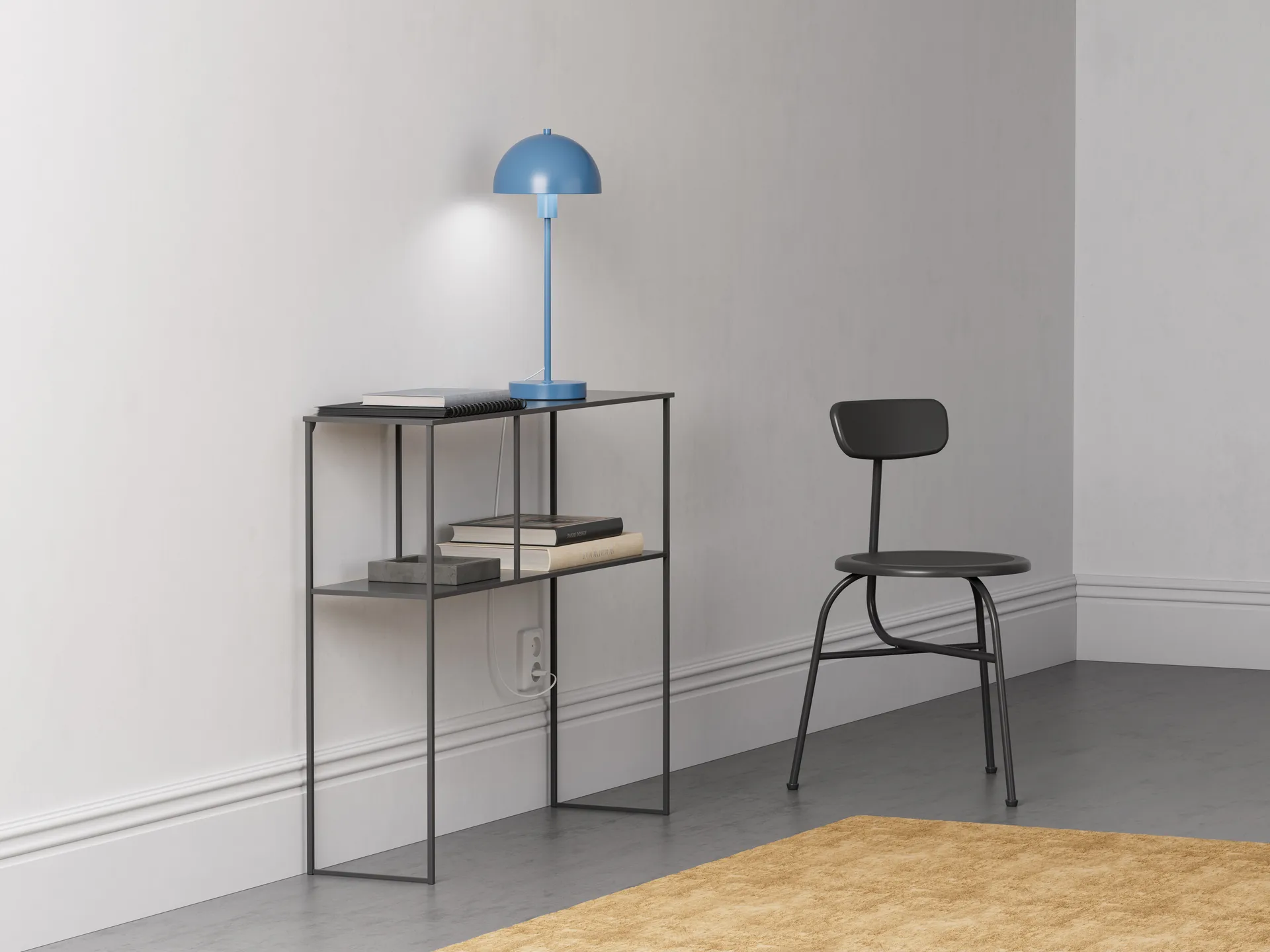 Vienda tafellamp, Ocean blue Herstal