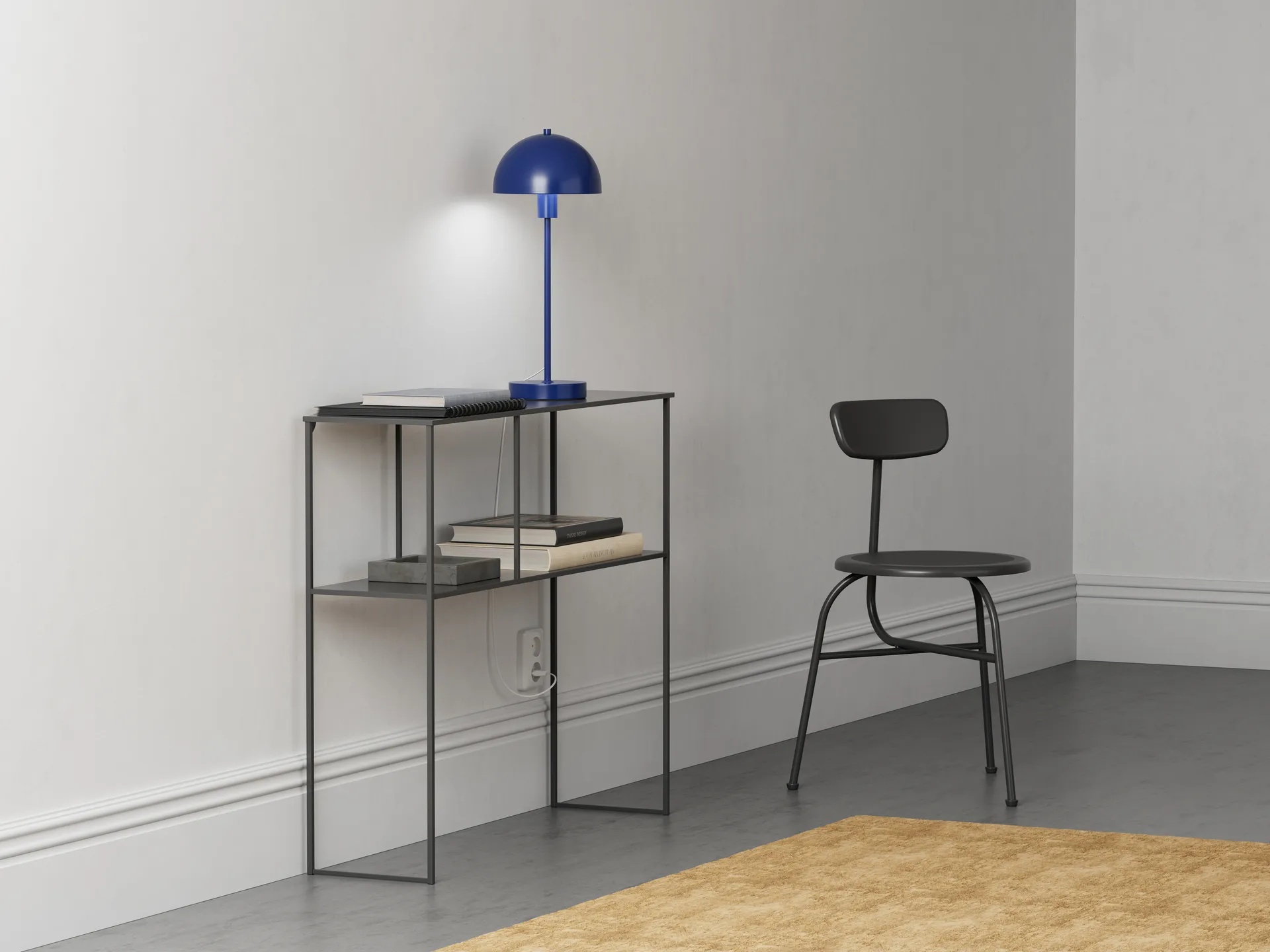 Vienda tafellamp, Royal blue Herstal