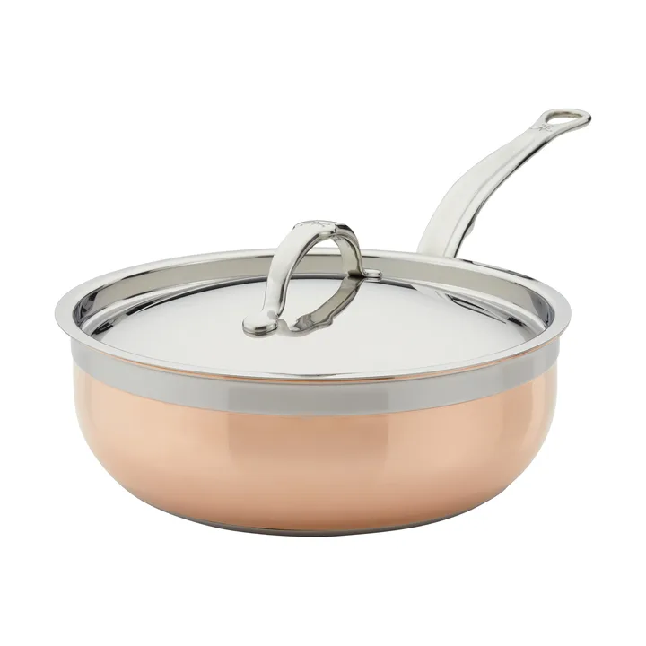 Hestan Copperbond essentiële sauteerpan Ø24 cm - Koperkleurig - Hestan