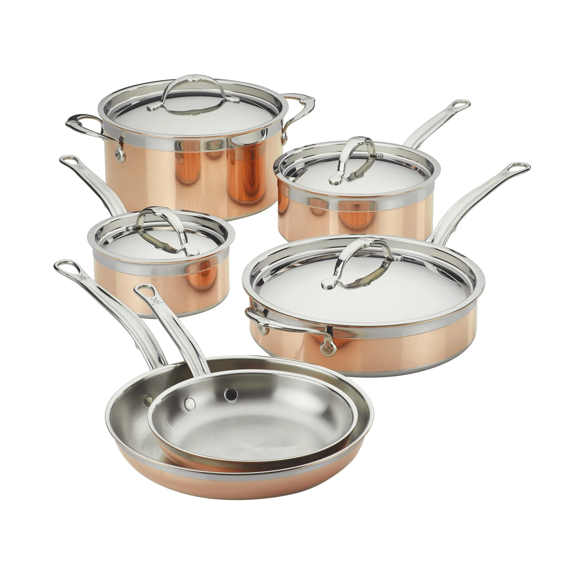 Hestan Copperbond kook- en koekenpannenset, 10-delig Hestan