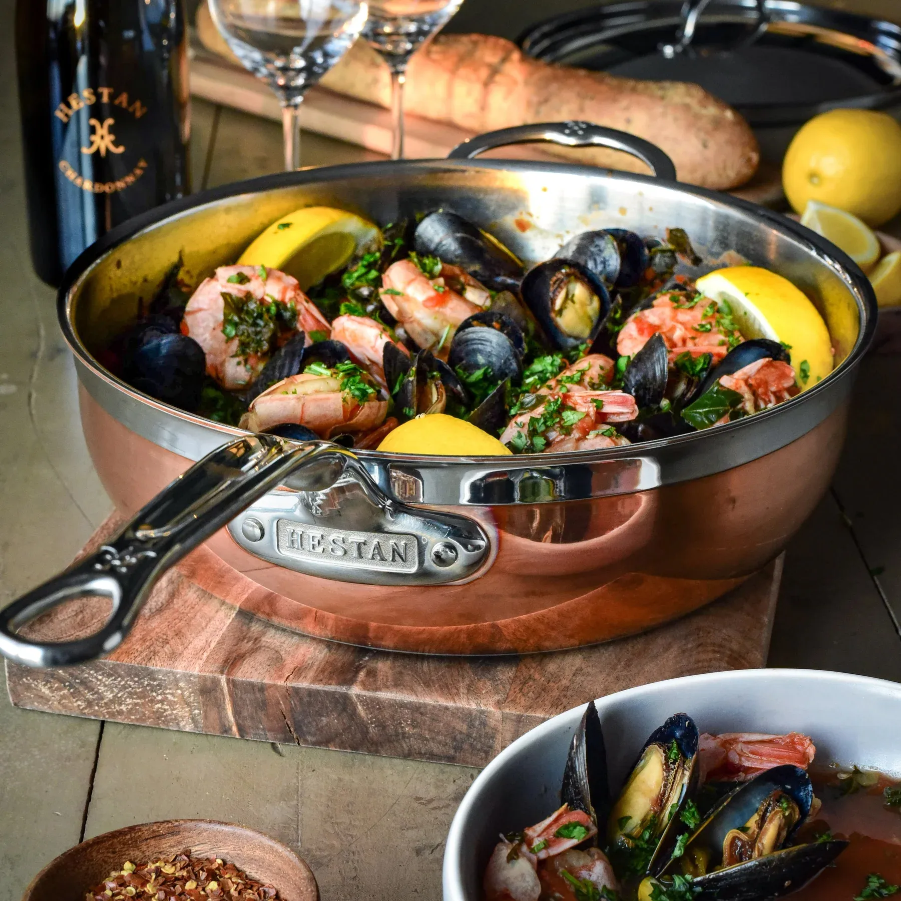 Hestan Copperbond sauteerpan, 4,7 l Hestan