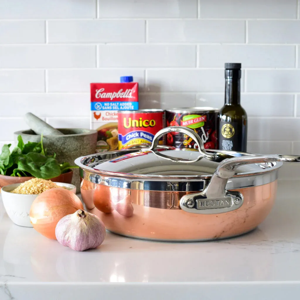 Hestan Copperbond sauteerpan, 4,7 l Hestan