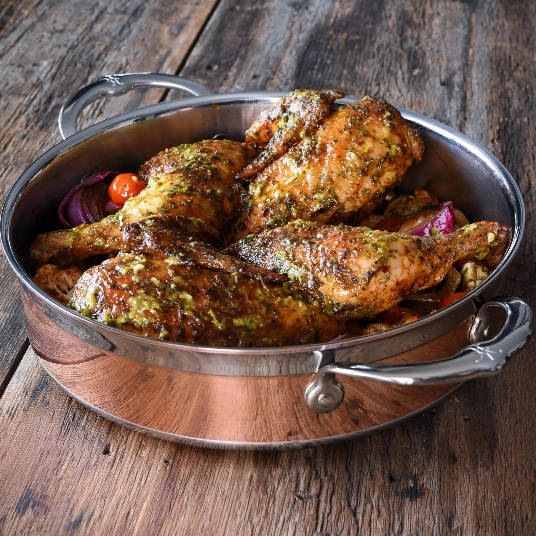 Hestan Copperbond sauteerpan met deksel, 3,3 l Hestan