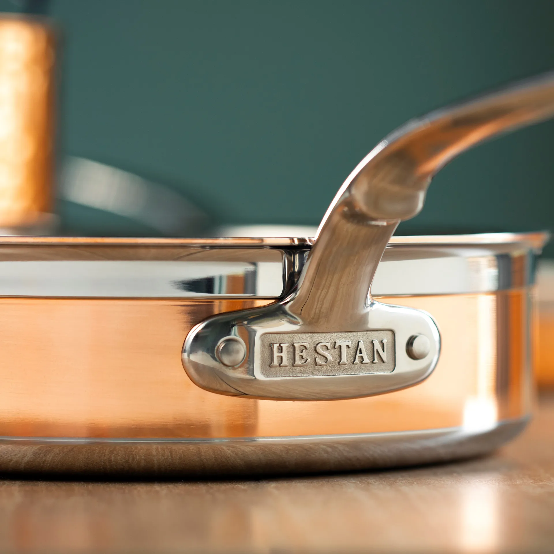 Hestan Copperbond sauteuse 26 cm, Koperkleurig Hestan