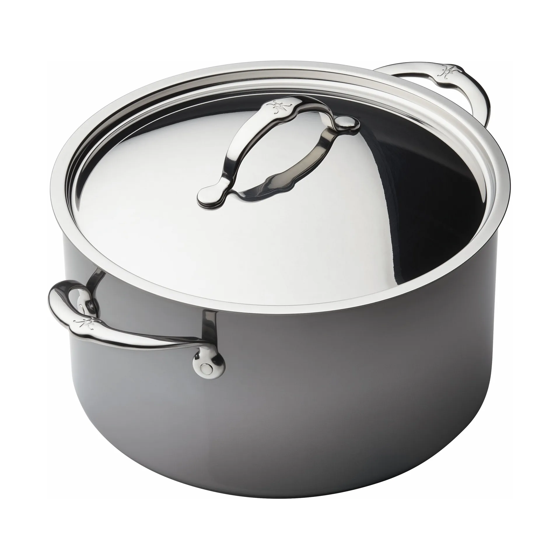 Hestan Nanobond pan met deksel 7,6 L, Roestvrij staal Hestan