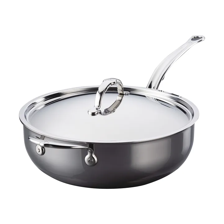Hestan Nanobond sauteerpan met deksel 4,7 L - Roestvrij staal - Hestan