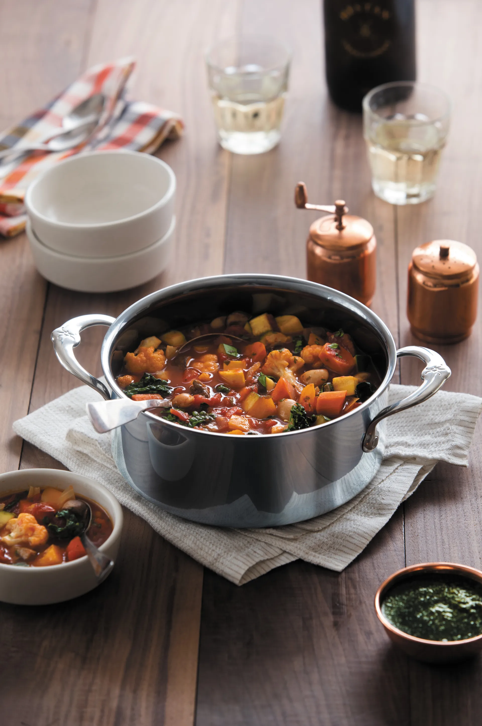 Hestan Nanobond soeppan met deksel 2,8 L., Roestvrij staal Hestan
