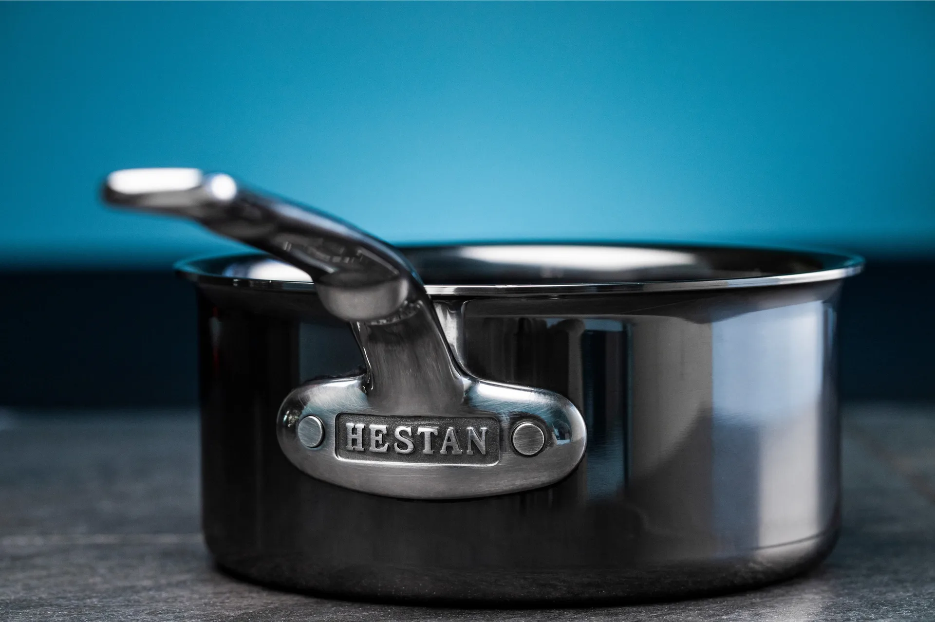 Hestan Nanobond steelpan met deksel, 1,4 L Hestan