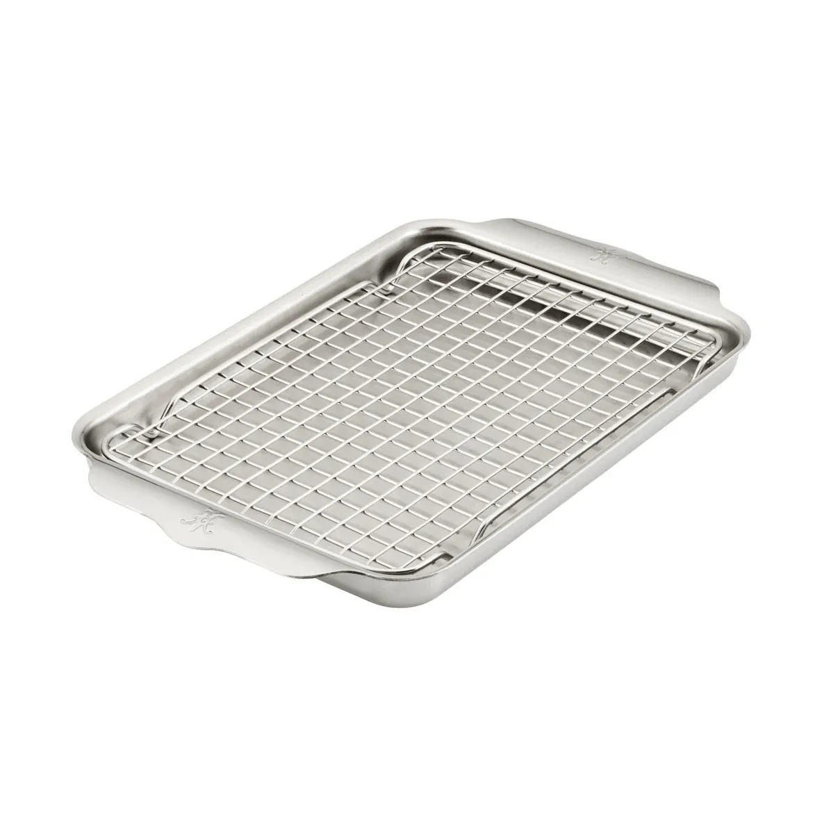 Hestan OvenBond koekenpan met ovenrooster, Roestvrij staal, 24x39 cm Hestan