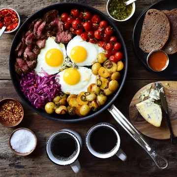 Hestan Probond non stick koekenpan 32 cm - Roestvrij staal - Hestan