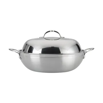 Hestan Probond wok met deksel 36 cm - Roestvrij staal - Hestan