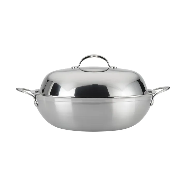 Hestan Probond wok met deksel 36 cm - Roestvrij staal - Hestan