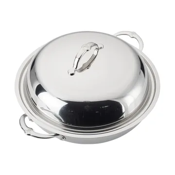Hestan Probond wok met deksel 36 cm - Roestvrij staal - Hestan