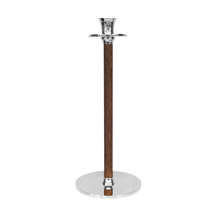 Alto Basso kandelaar 30 cm - Vernikkeld messing - Hilke Collection