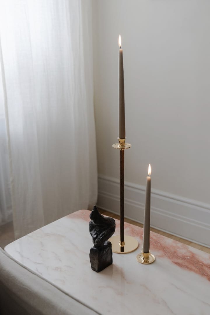 Alto Basso kandelaar, Massief messing Hilke Collection