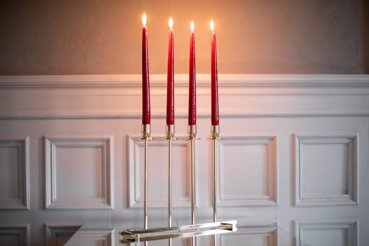 Alto kandelaar, Massief messing Hilke Collection
