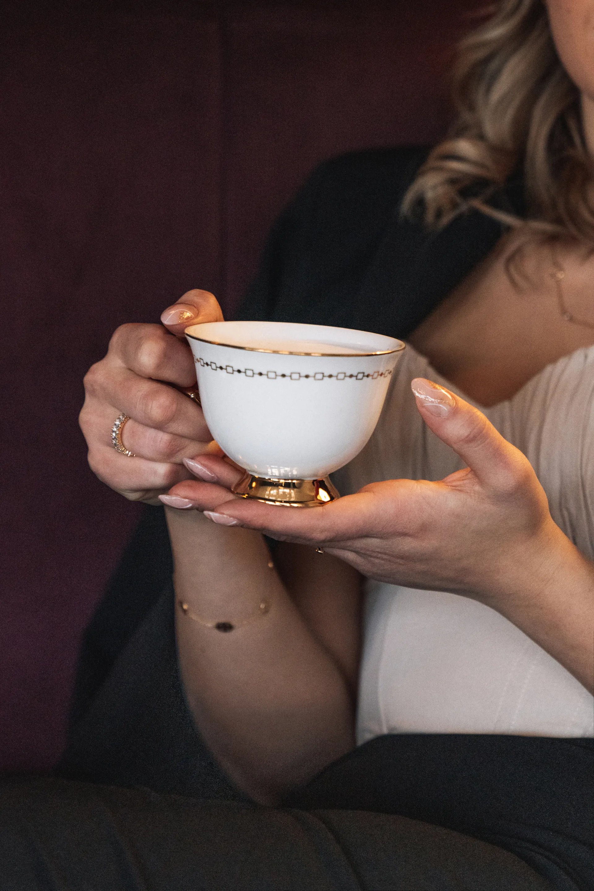 Anima Bianco kop met schotel, 22 cl Hilke Collection