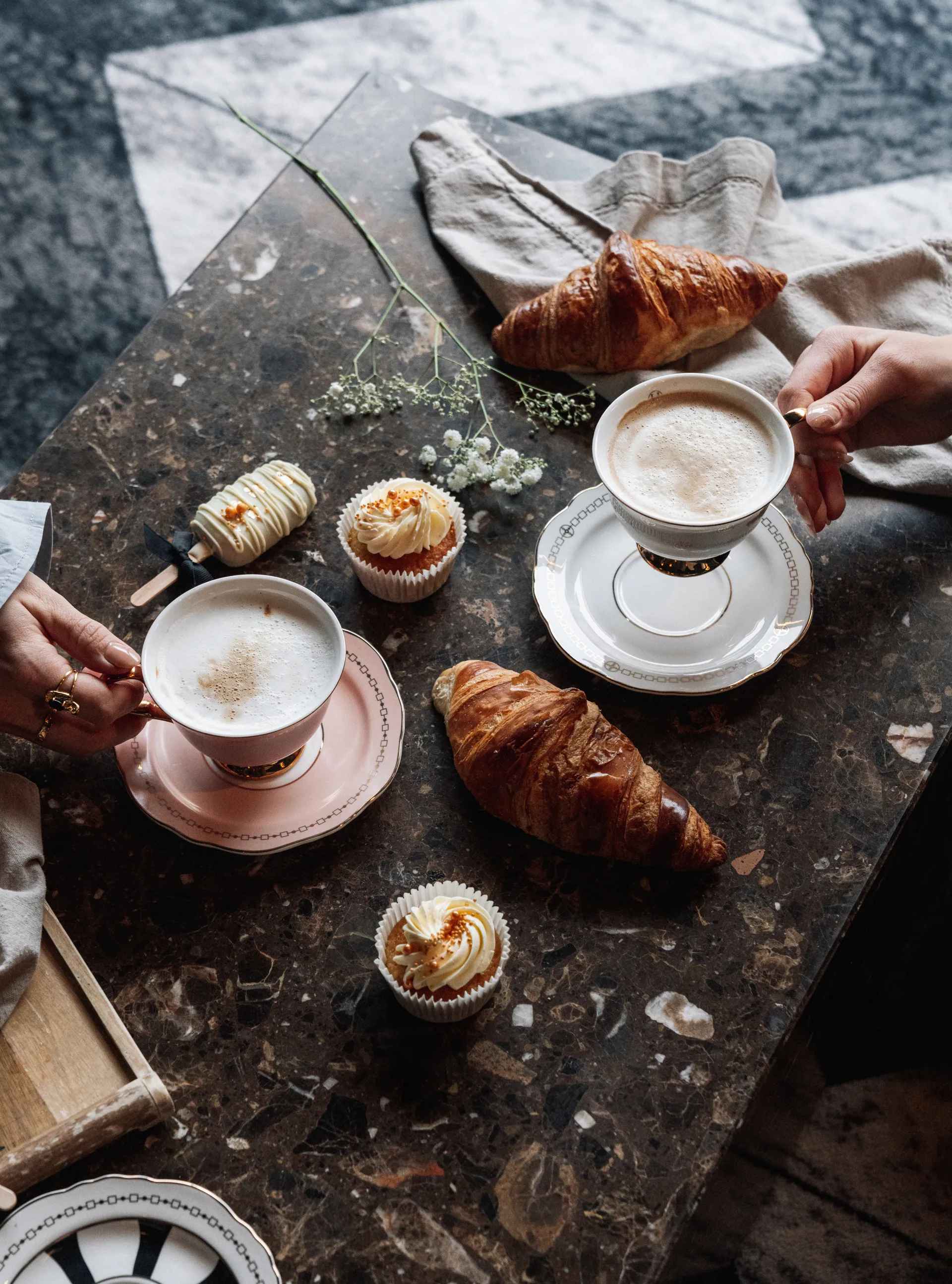 Anima Cielo Rosa kop met schotel, 22 cl Hilke Collection