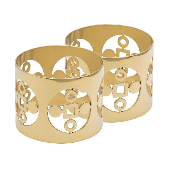Anima Gemella servetring 2-pack, Koper Hilke Collection