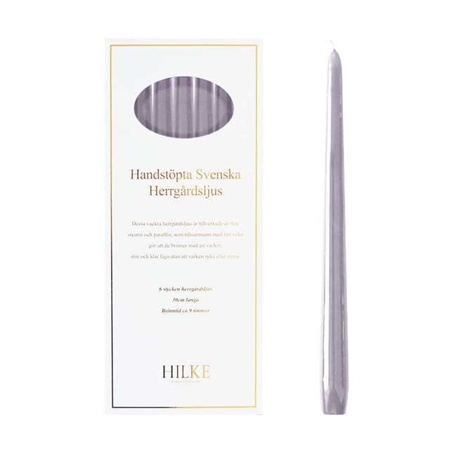 Herrgårdsljus kaarsen 30 cm 6-pack, Bosbessen Hilke Collection
