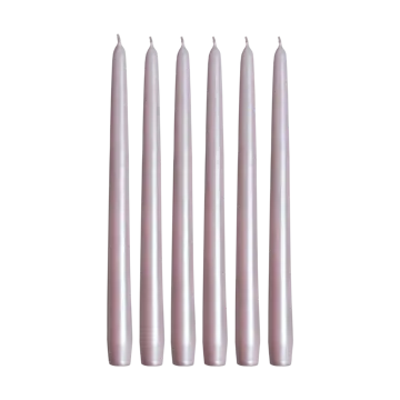 Herrgårdsljus kaarsen 30 cm 6-pack - Lichtroze Parel - Hilke Collection
