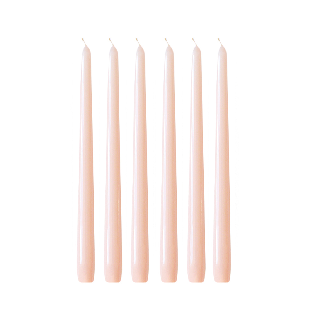 Hilke Collection Herrgårdsljus kaarsen 30 cm 6-pack Roze Glans