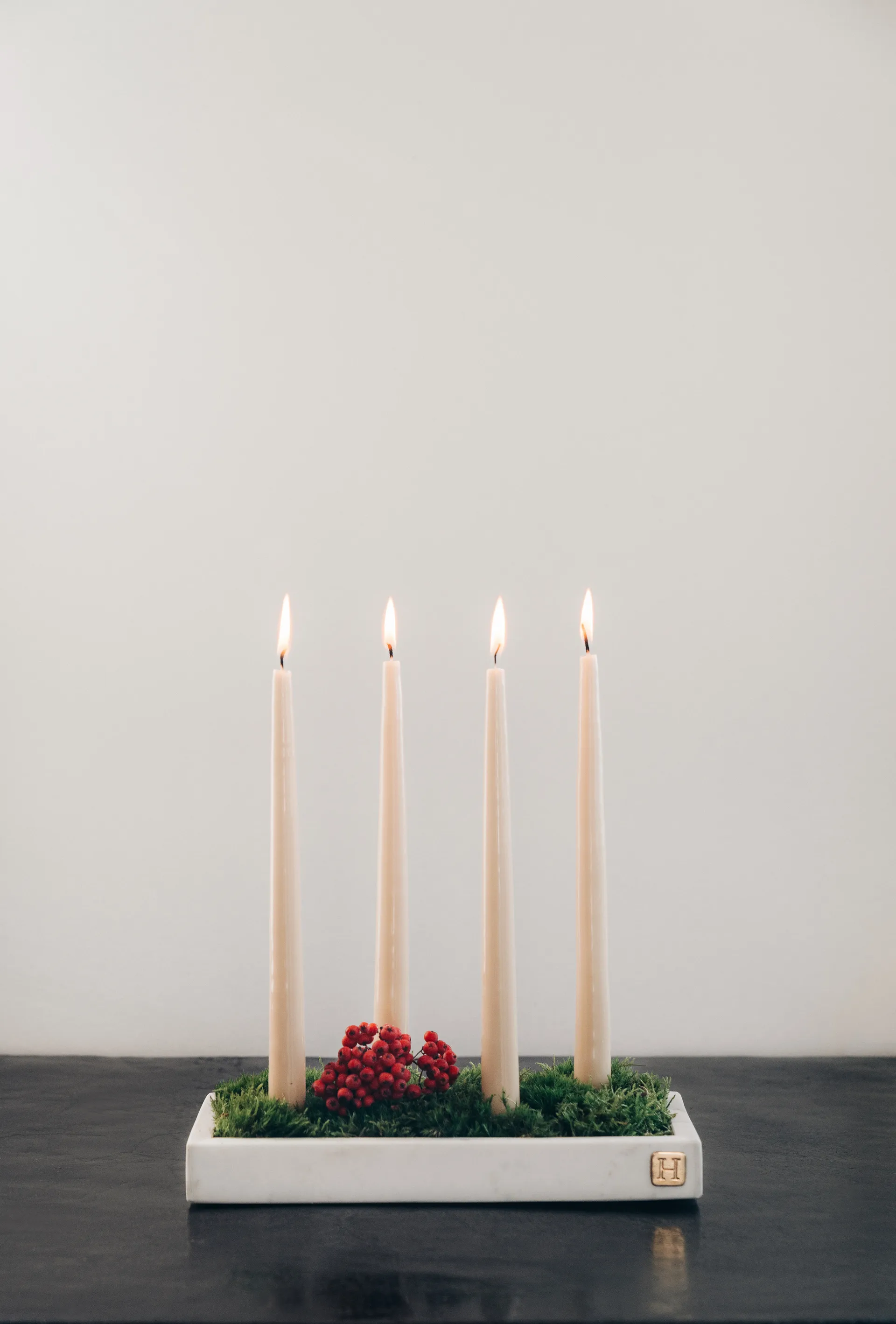 Herrgårdsljus kaarsen 30 cm 6-pack, Roze Glans Hilke Collection