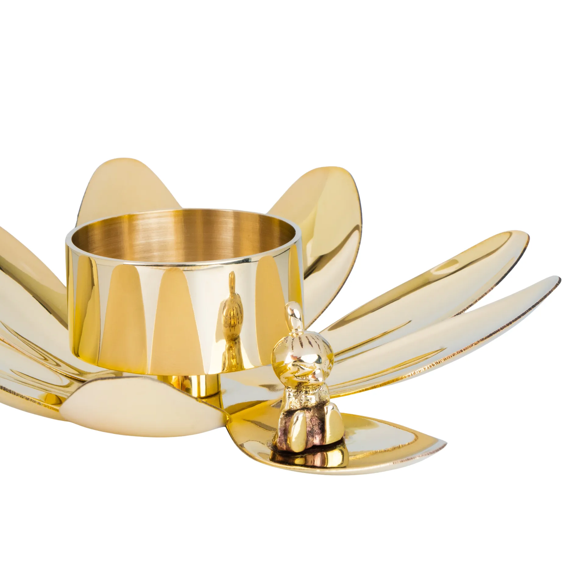 Hilke X Moomin Little My kandelaar, Messing Hilke Collection