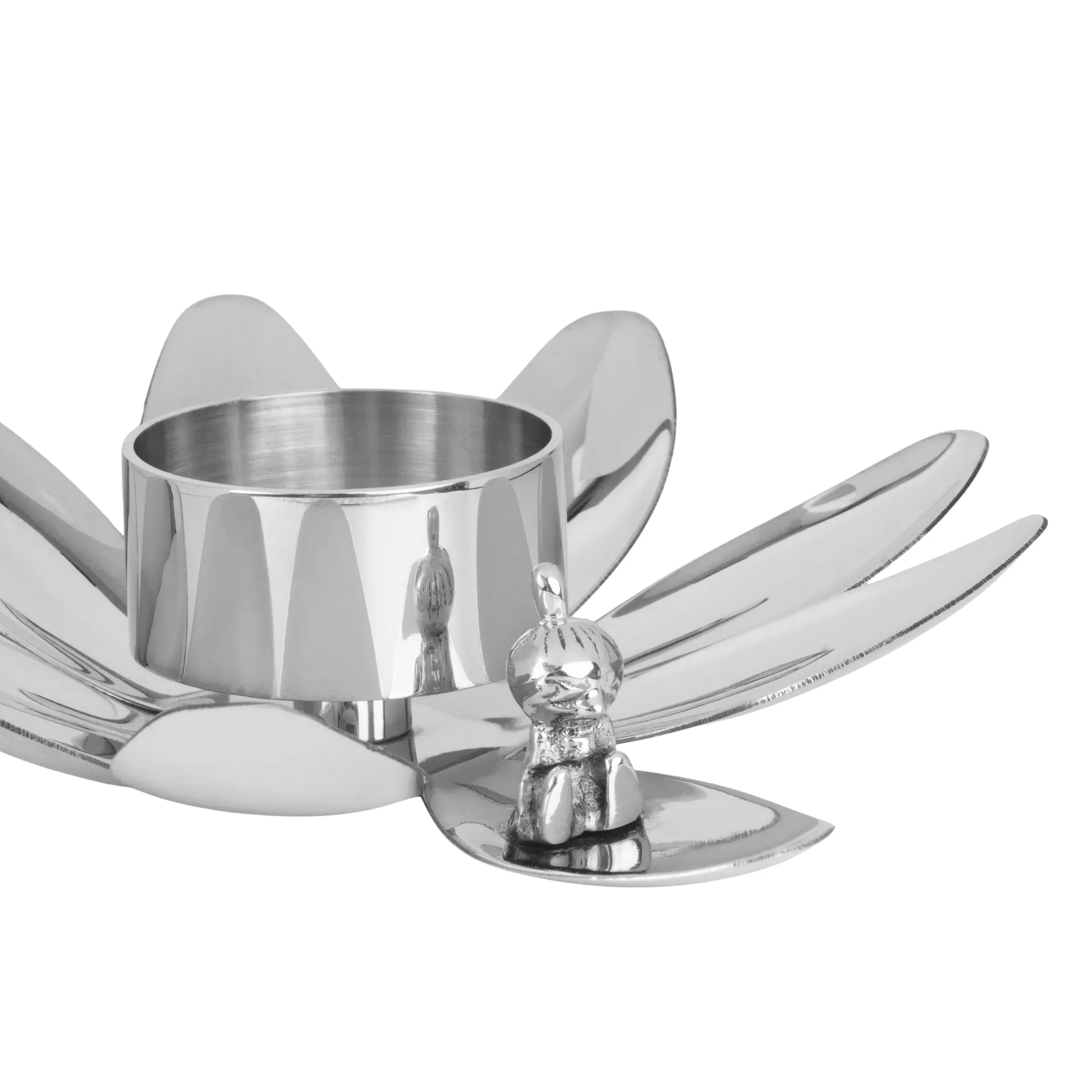 Hilke X Moomin Little My kandelaar, Vernikkeld messing Hilke Collection