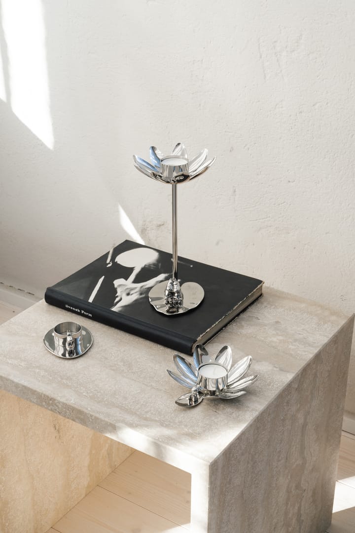 Hilke X Moomin Little My kandelaar, Vernikkeld messing Hilke Collection