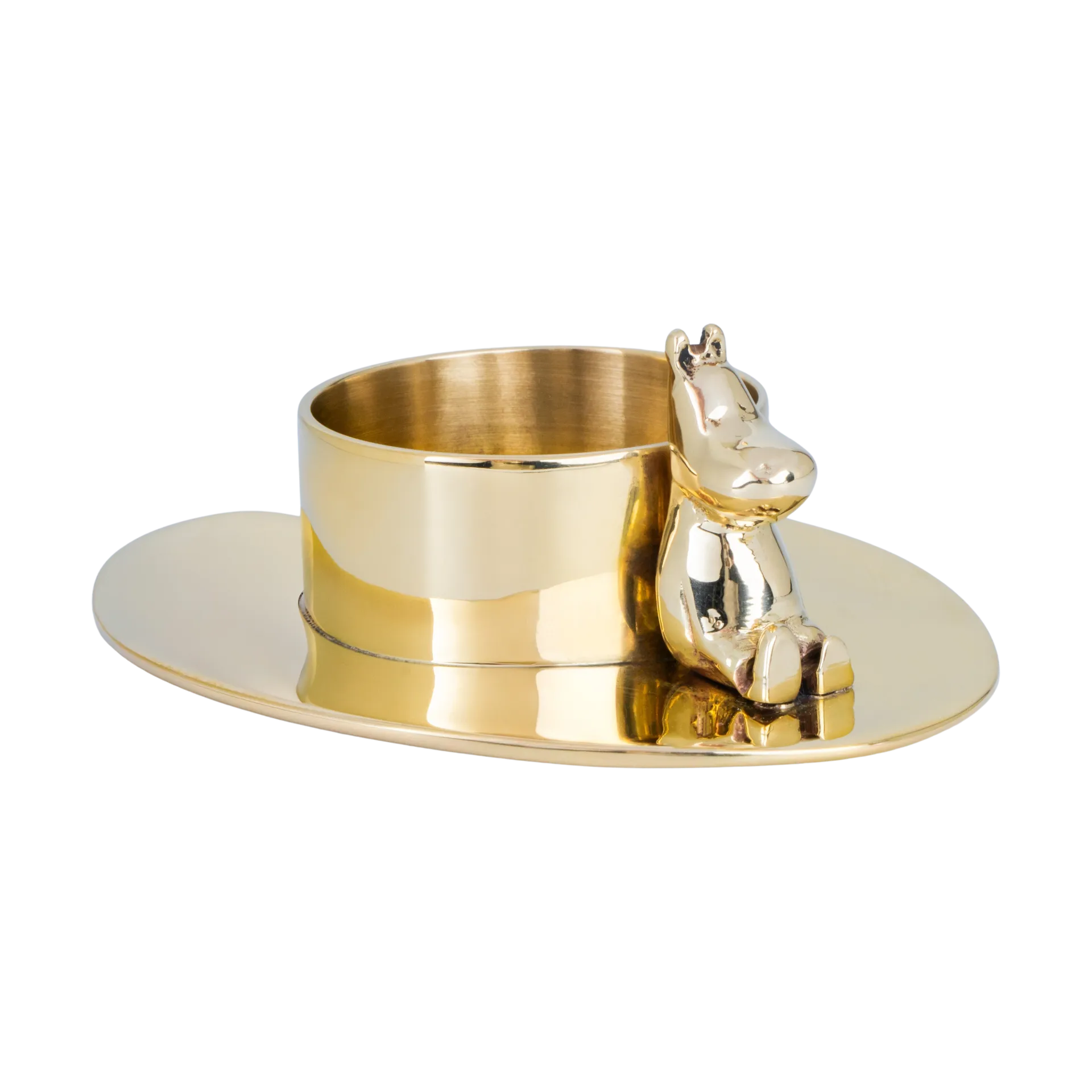 Hilke X Moomin No.3 kandelaar, Messing Hilke Collection