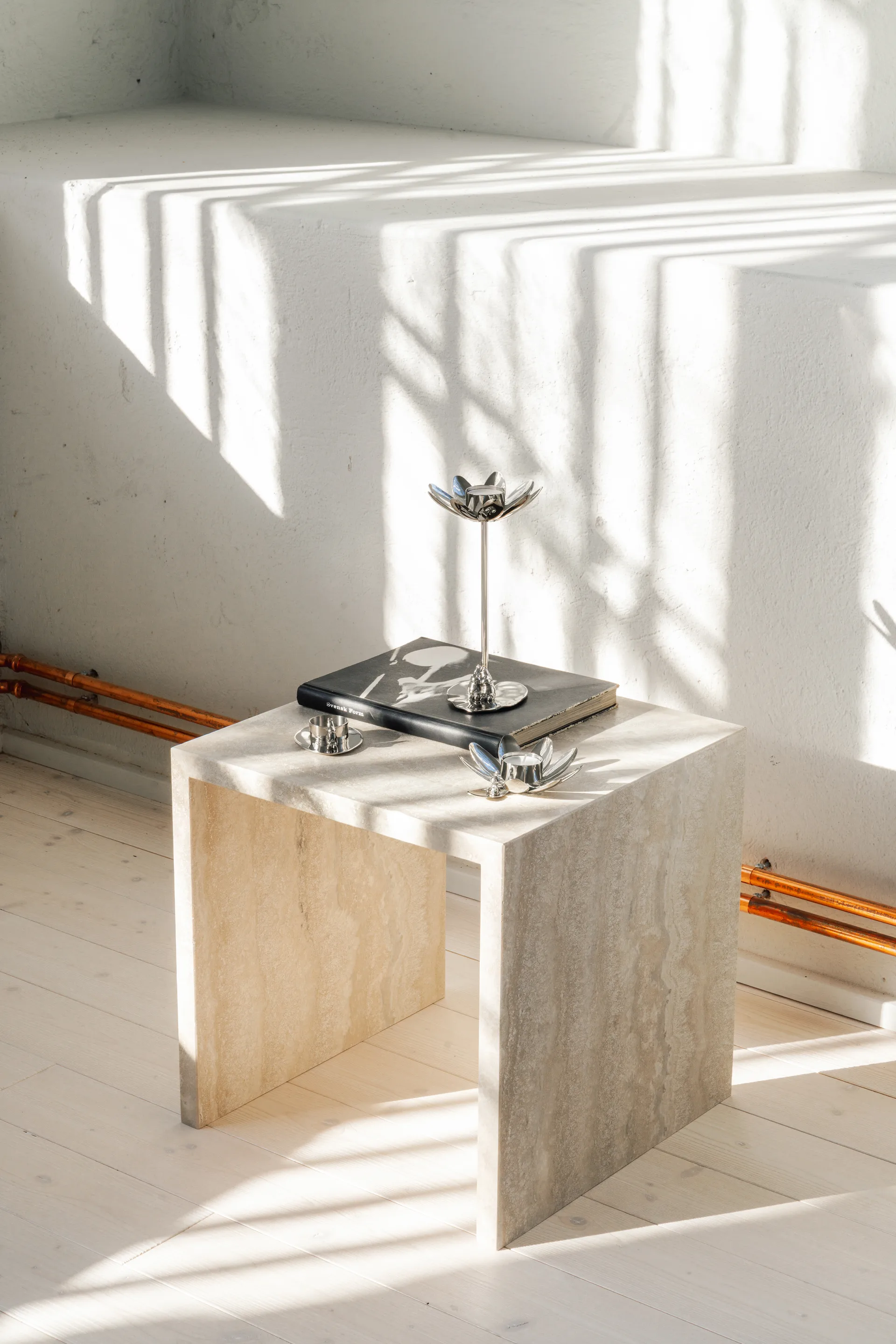 Hilke X Moomin No.3 kandelaar, Vernikkeld messing Hilke Collection