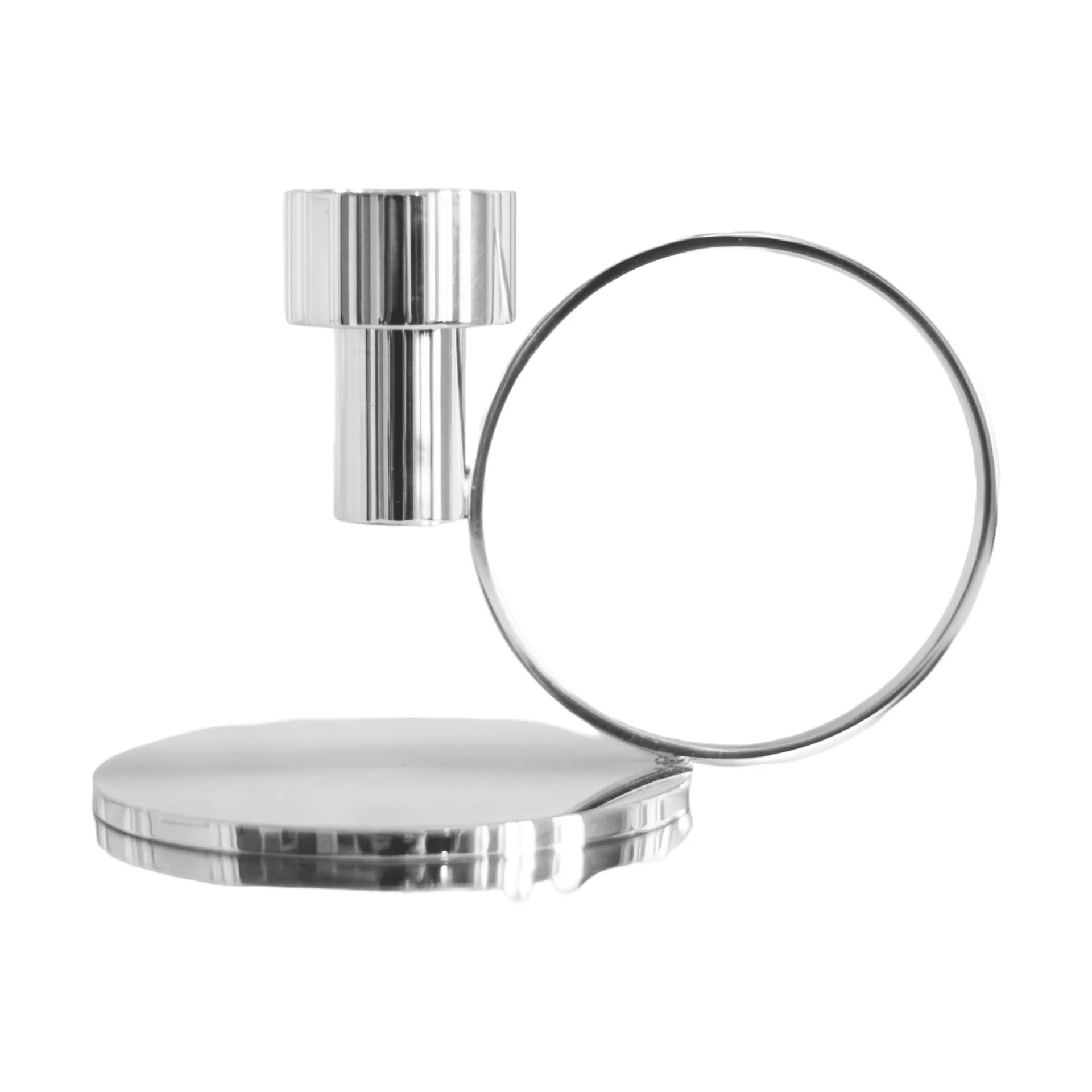 Insieme kandelaar, Vernikkeld messing Hilke Collection