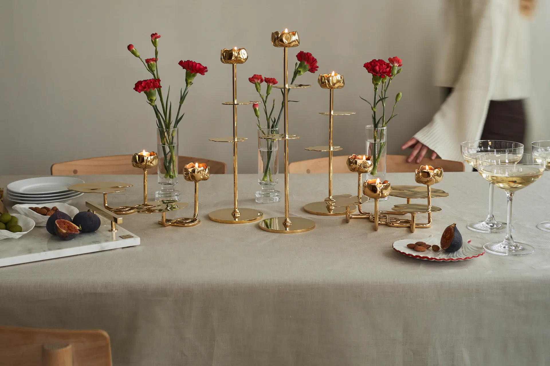 Lignano Sabbiadoro taartplateau Ø26 cm, Zwarte glans Hilke Collection