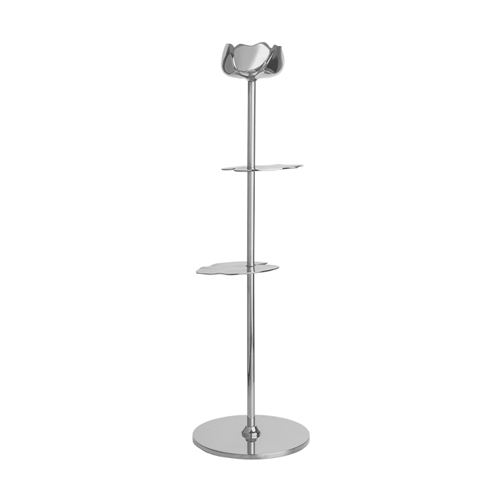 Ninfea Alta kandelaar 30 cm, Vernikkeld messing Hilke Collection