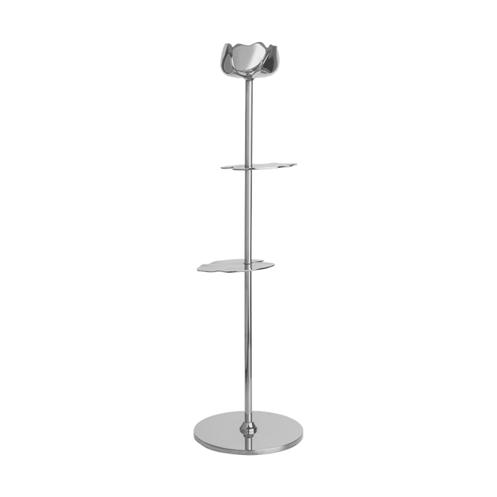 Ninfea Alta kandelaar 35 cm, Vernikkeld messing Hilke Collection