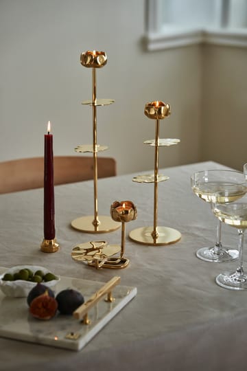Ninfea Alta kandelaar 40 cm - Koper - Hilke Collection