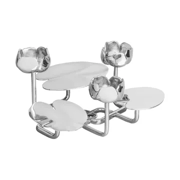 Ninfea grande kandelaar - Vernikkeld messing - Hilke Collection