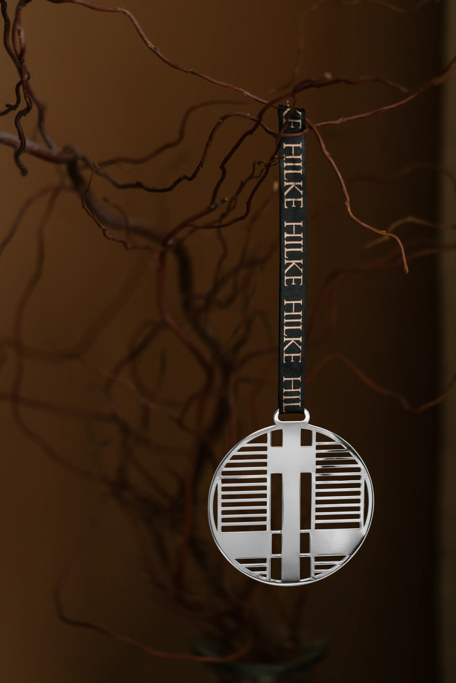 Piano kerstboomversiering, Vernikkeld messing Hilke Collection