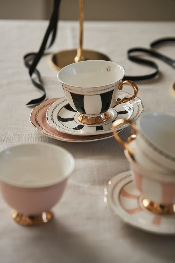 Strisce Nero kop met schotel, 22 cl Hilke Collection